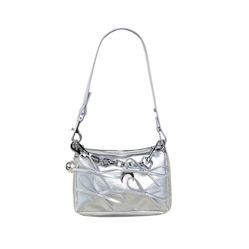 Bow Fashion Bag, Detachable Shoulder Bag, Small Square Bag, Chain Underarm Bag
