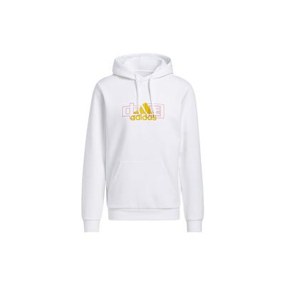 adidas Chinese Pattern Sport Hoodie Men Tops White HF4672