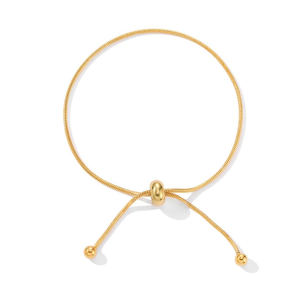 Ankle Bracelets for Women Waterproof Adjustable Stainless Steel Chain Anklet Bracelet Thin Chain Anklet Summer Beach Jewelry
