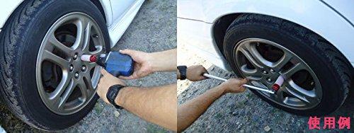 Aluminum Wheel Socket Set, Impact Wrench Compatible, 17mm, 19mm, 21mm, 1/2" Drive, Thin-Ended, Wheel Nut Socket with Wrench Protector