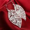 korean fashion   Copper beautiful leaves necklace earrings for women designer Jewelry set Party wedding gifts