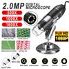 Adjustable 1600X 2MP 1080P 8 LED Digital Microscope Type-C/Micro USB Magnifier Electronic Stereo USB Endoscope For Phone PC