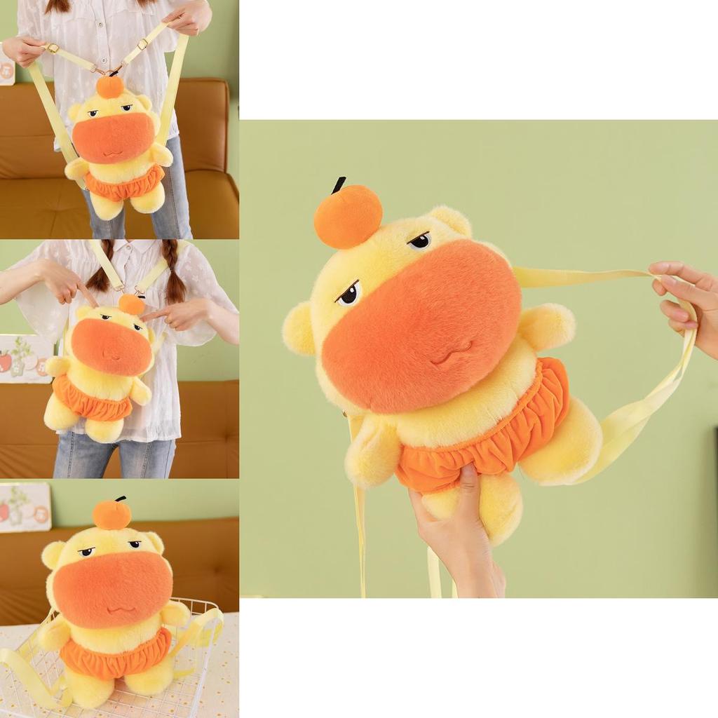 Shuitunlulu Plush Backpack Large Capacity Soft Toy Shoulder Bag For Kids And Teens