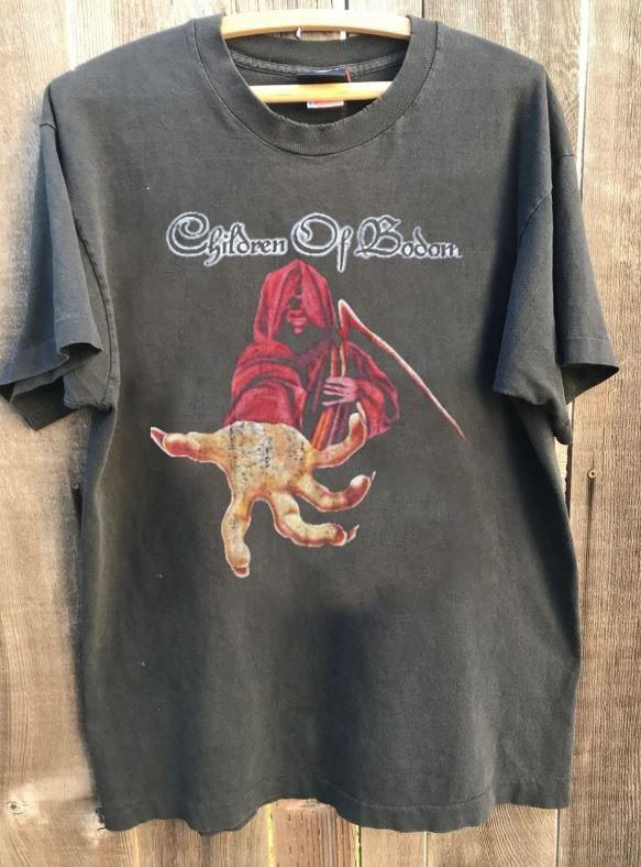 

Children of Bodom Tour Graphic Charcoal Short Sleeve Unisex Shirt S5XL KH16544 Unisex T-Shirt S