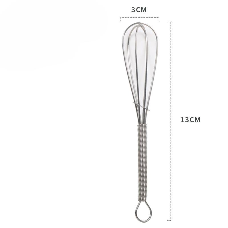 

Ручной венчик для яиц из нержавеющей стали, многоцелевой венчик для крема и яичного белка, ручной блендер для кухни и выпечки No. 477