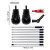 Gutter Cleaning Tools From The Ground Telescopic Gutter Cleaner Tool No Ladder Needed 10.5 Ft Long Reach Pole For Roof