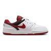 Nike Full Force Low Top Kids' Skateboarding Shoes White Red Sneakers FV5929-100