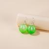 Kawaii Mori-kei Fruit Earrings: Cute Cartoon Mangosteen, Banana, Lemon & Potato Drops