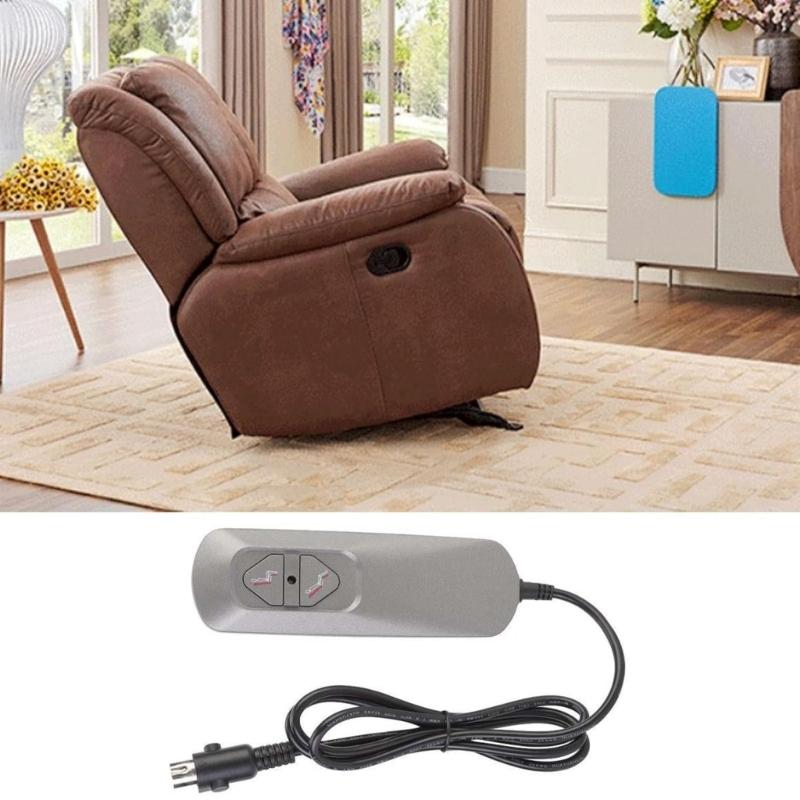 Recliner Chair Controllers With Straight 5 Pin Port 5V Voltages ABS Housing for Home Theaters and Living Room Use