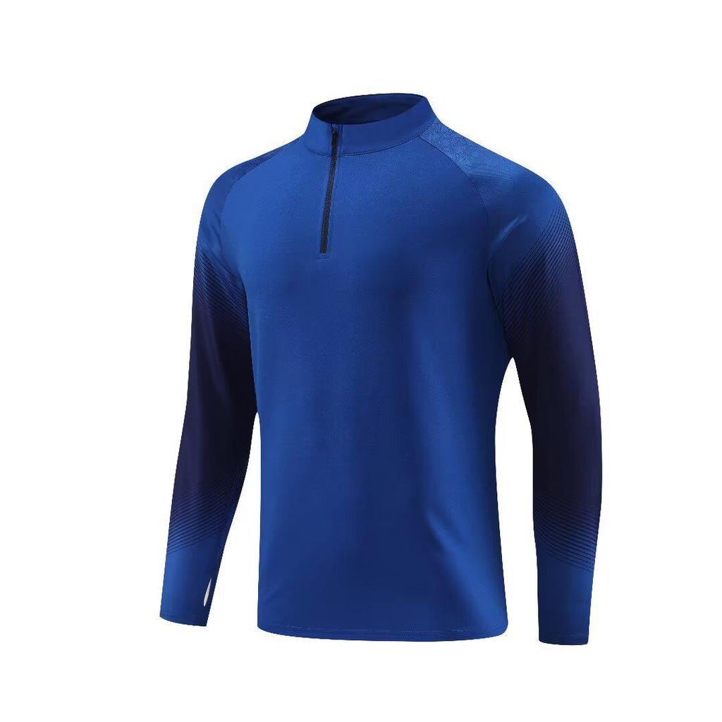 Unisex Autumn-Winter Football Training Half-Zip Jacket & Jersey Set