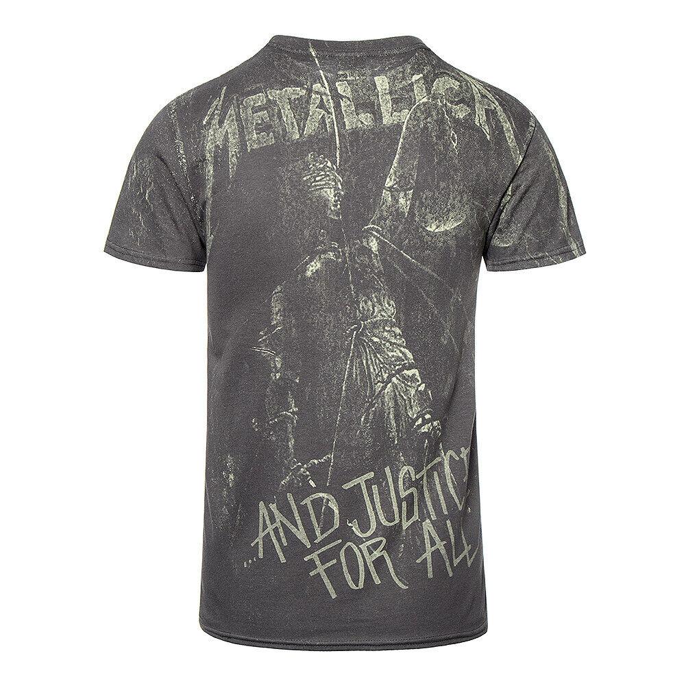 Metallica Unisex Adult And Justice For All Neon T-Shirt