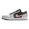 Чоловічі кросівки Air Jordan 1 Low Grey Fog Bleached Coral Black White 553558-062