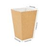 12Pcs Kraft Paper Popcorn Boxes Container Birthday Party Movie Night Fries Cup Snack Buckets Wedding Favors Gift Box Supplies
