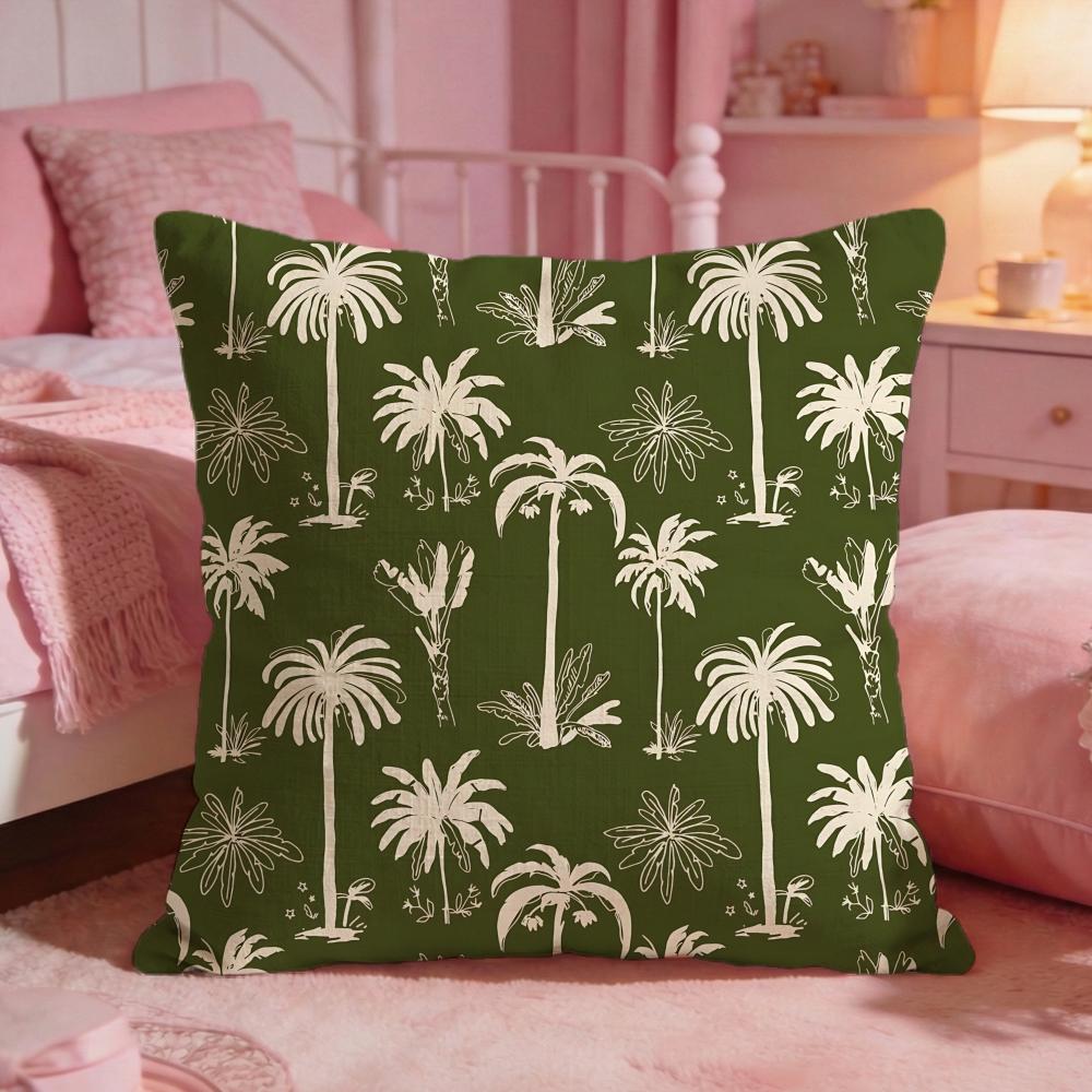 PlantPalm treeS Cushion Cover Premium Comfort Reversible Pillow Cove Two in One Design for Any Room Car Interior