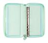 Filofax Saffiano Compact Zip System Organizer, Neo Mint, 028811, Offiziell importiert