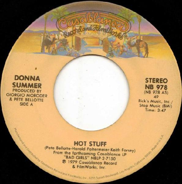 

7inch Record DONNA SUMMER - Hot Stuff NB978 Casablanca 1979 US Dance & Electronica Used