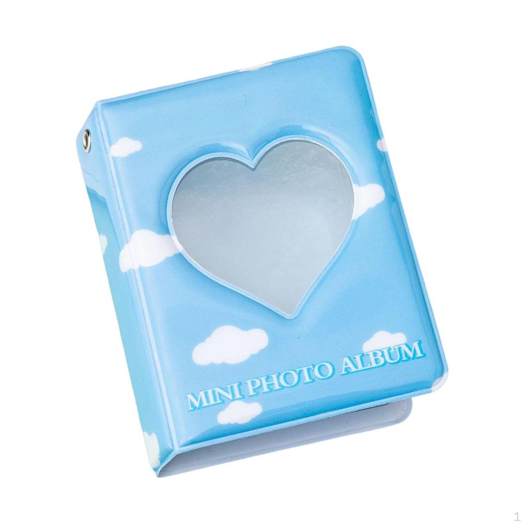 3 inch Card Holder Mini Album for Photos and Cards with 40 Pockets Travel Events