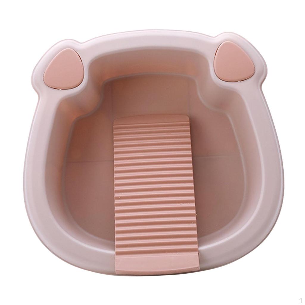 Cartoon Hand Washing Basin, Lightweight Tub for Laundry Needs