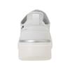 Coq Loire Easy to Put 3E Water White cm [Le Sportif] Slip-on Sneakers, On, Running, Wide, Equivalent, Repellent, Drawcord, Women's, (QL3XJC01WH) 24.0