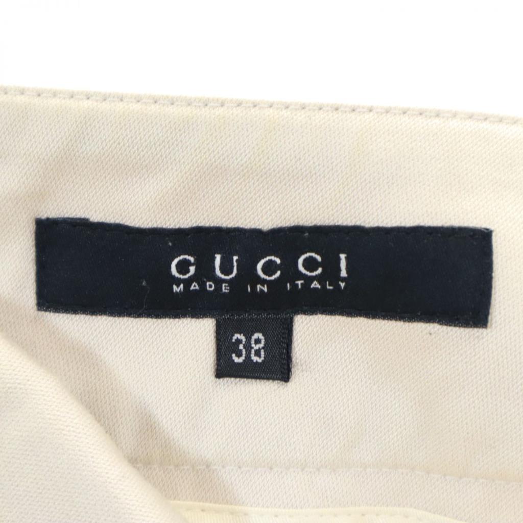 Gucci Calças sociais 38 Sistema branco Feminino Usado