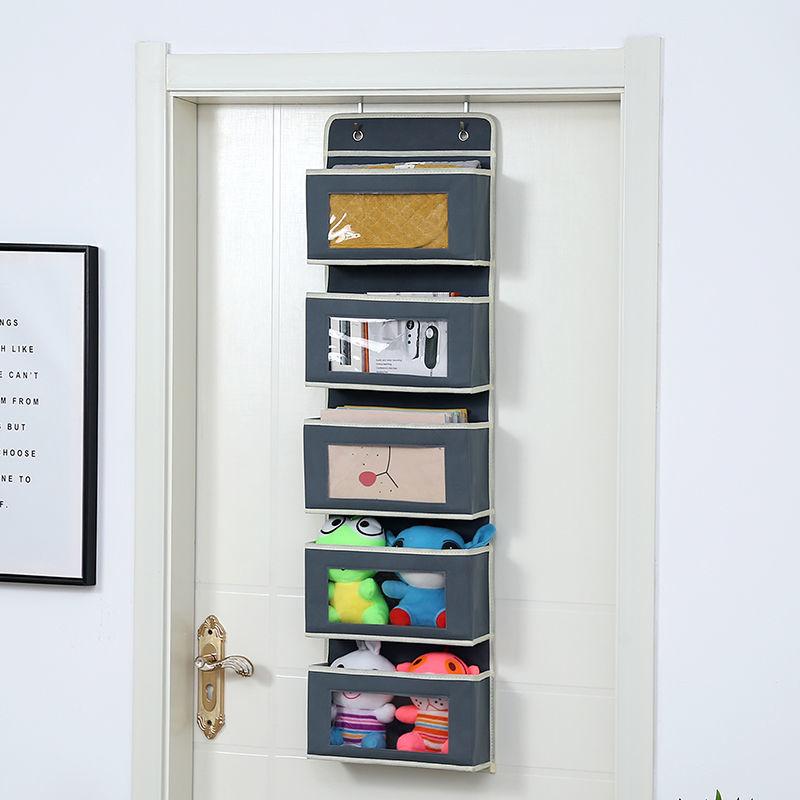 Storage Hanging Bag Behind The Door Wall-mounted Storage Bag Fabric Hanging Pocket Dormitory Home Wall-mounted Storage Bag Hanging Wall