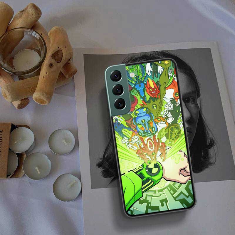 Ben Cartoon 10 Phone Case For Samsung Galaxy S22 S25 Ultra S21 S10 Plus S26 Edge S20 S23 S24 FE Cover Silicone Soft TPU Clea