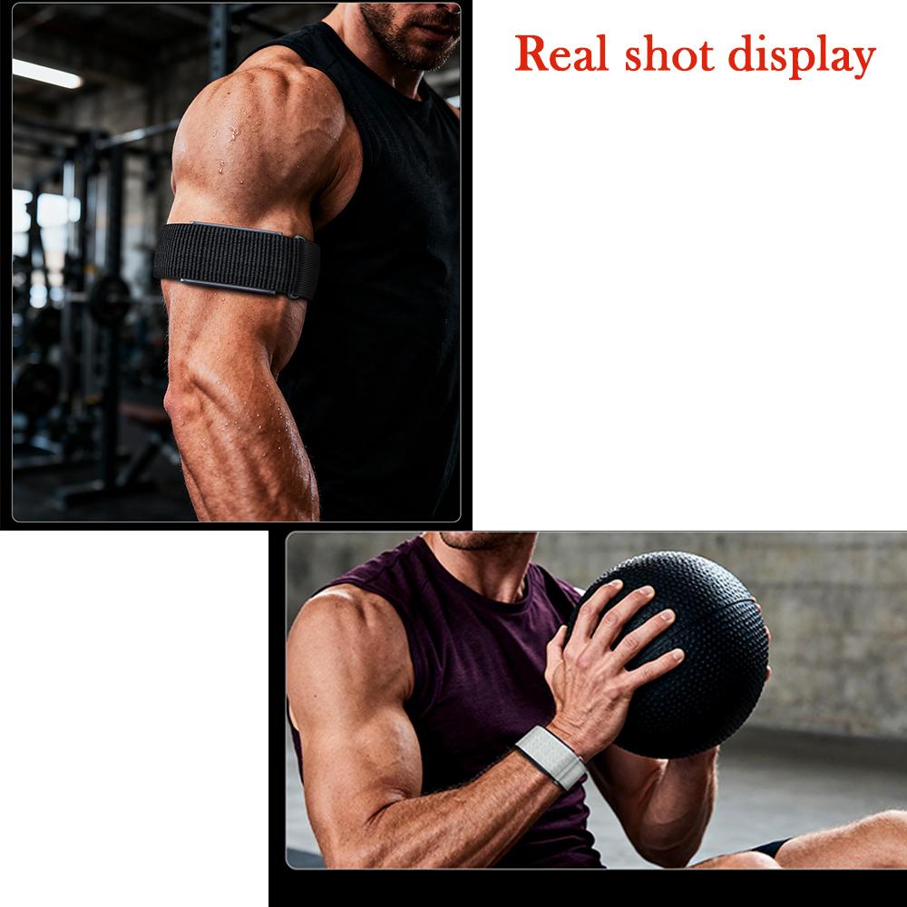 Kompatibel mit Amazfit Helio Handgelenk-/Armband Verstellbare Schlaufe Nylongeflecht Atmungsaktives Sportarmband Zubehör für Amazfit Helio