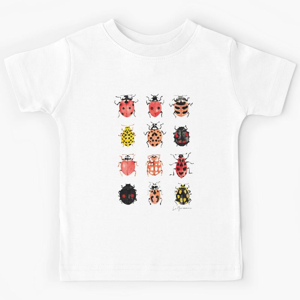 Ladybugs watercolor Kids T-Shirt 120