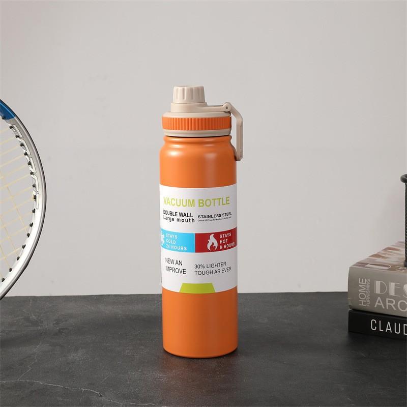Stainless Steel Thermal Cup 600ML 800ML 1000ML Thermos Bottle Keeps Cold and Heat Thermal Mug Sports Insulated Cup Vacuum Flask