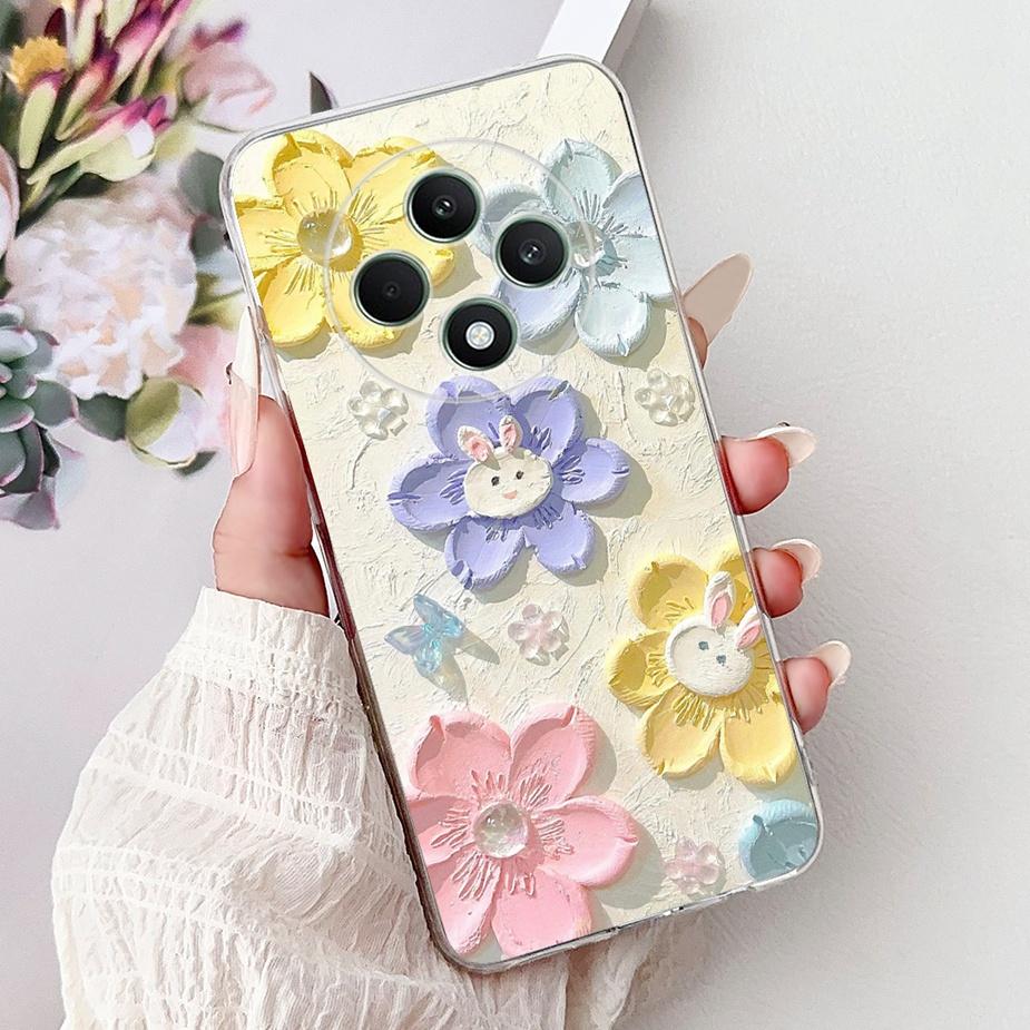 For Oppo Reno 12F 4G Case CPH2687 Cute Fashion Painted Cover Soft Silicone Phone Case For Oppo Reno12 F Reno 12 FS Reno12F Shell