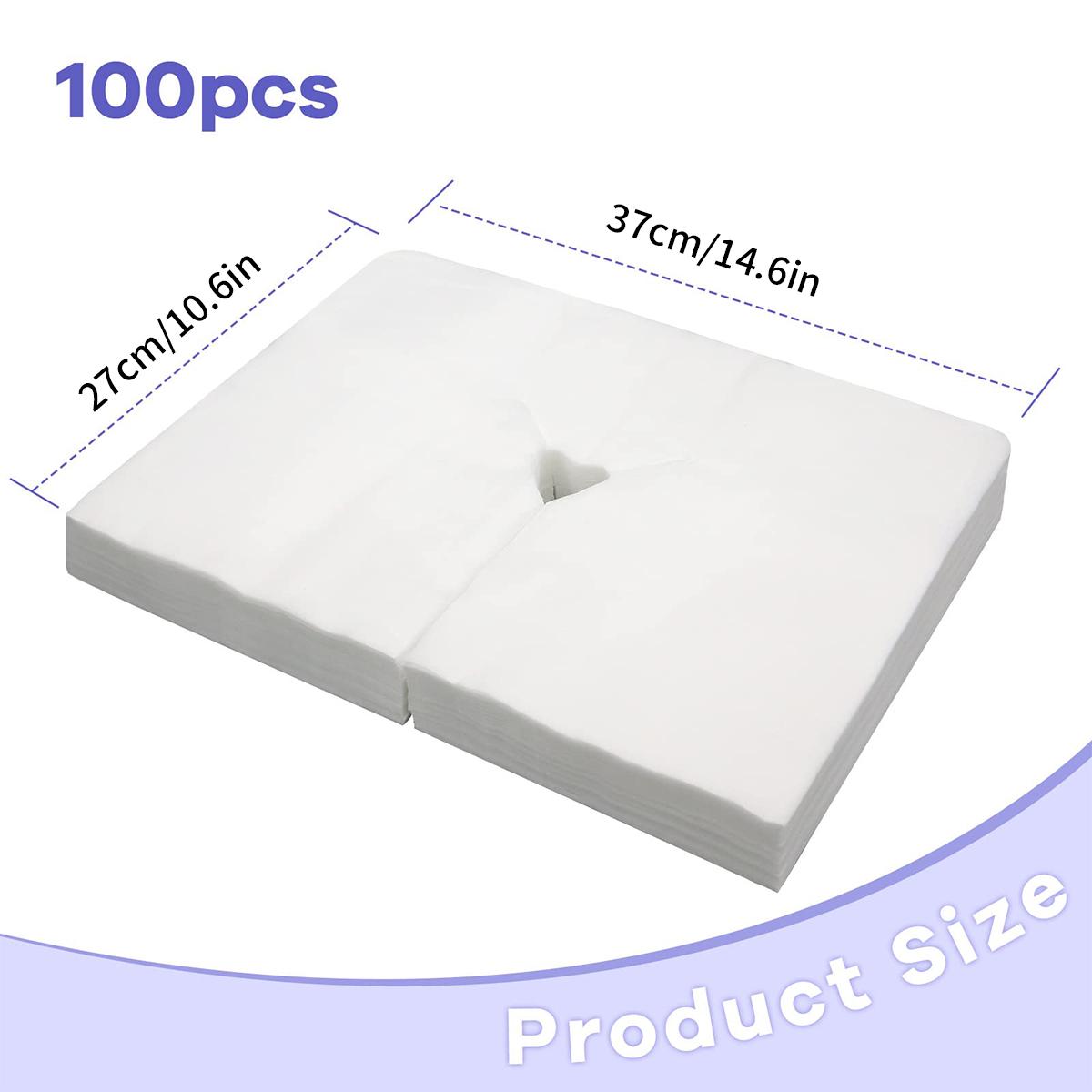 

100 шт. салфетки для носовой щели массажный стол накладки на лицо массажный стол для массажного стола подходит для всех массажных столов лечебные кровати