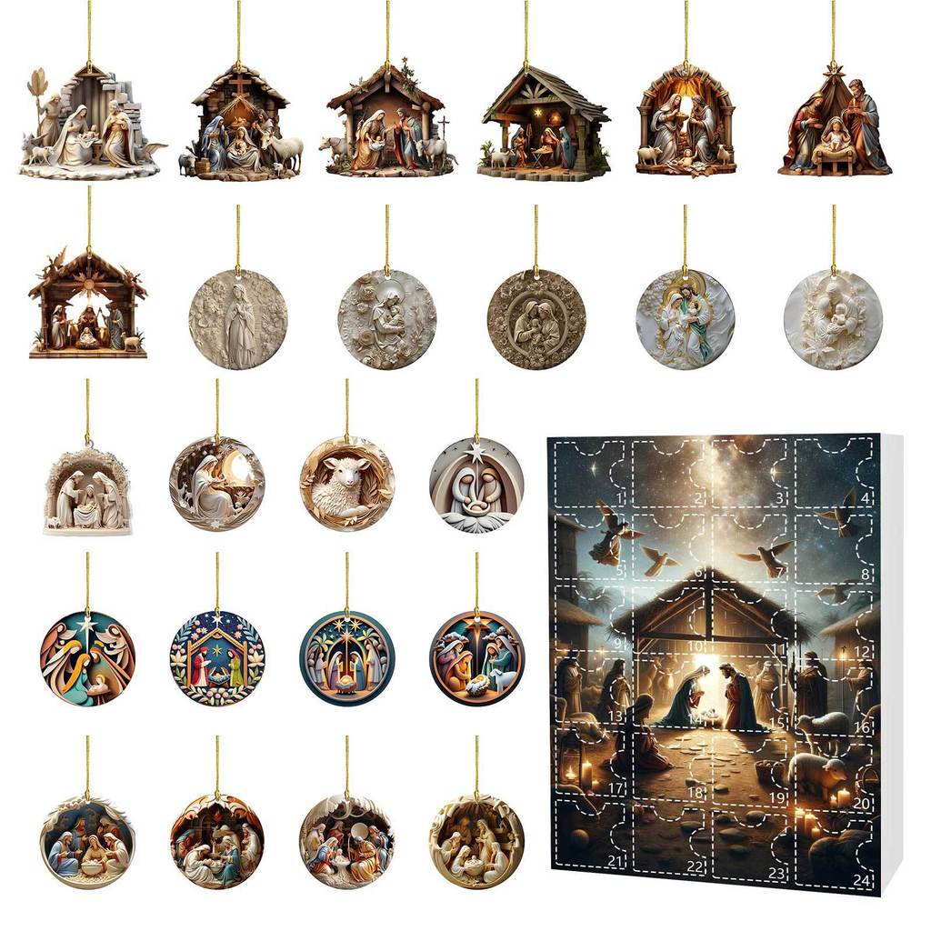 Osterkalender Überraschungsbox Acryl Hängeornament Für Feiertagsgeschenk Dekoration