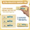Realistic Butter Stick Squishy Toy Soft Slow Rising Creamy Squeezing Fidget Toy Stress Relief Decompression Squeeze Toys