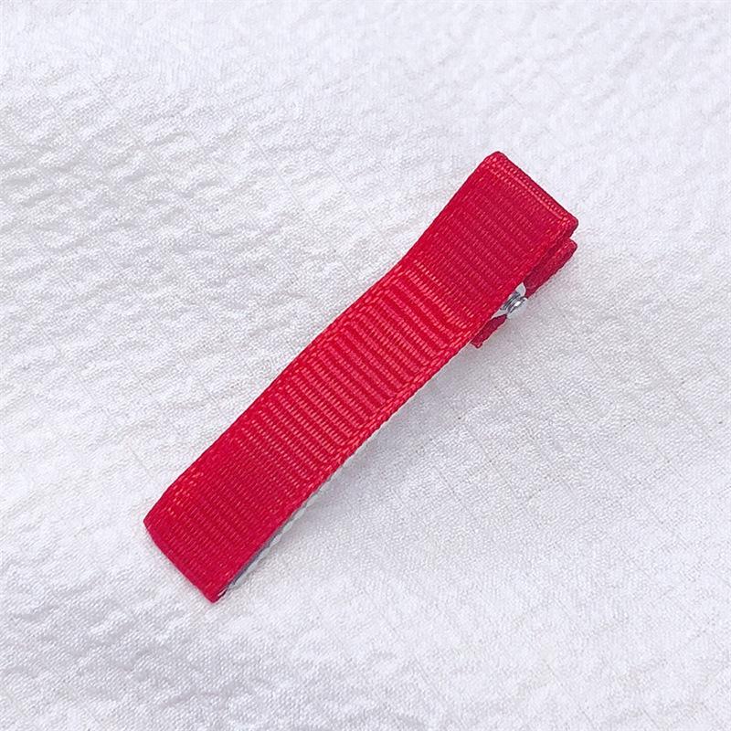 Kinder Entenschnabel Haarspange, Halb-umwickeltes Stoffband, DIY-Zubehör