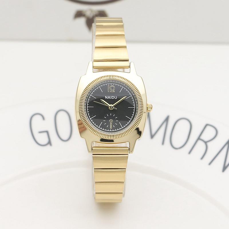 

Luxury Watch for Women Minimalist Style Niche Light Retro Steel Strap Small Gold Quartz Watch relógio feminino Dropshipping