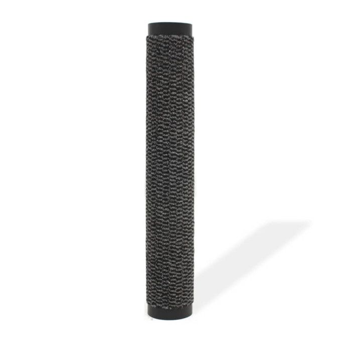 VidaXL Paillasson rectangulaire 90 x 150 cm Anthracite