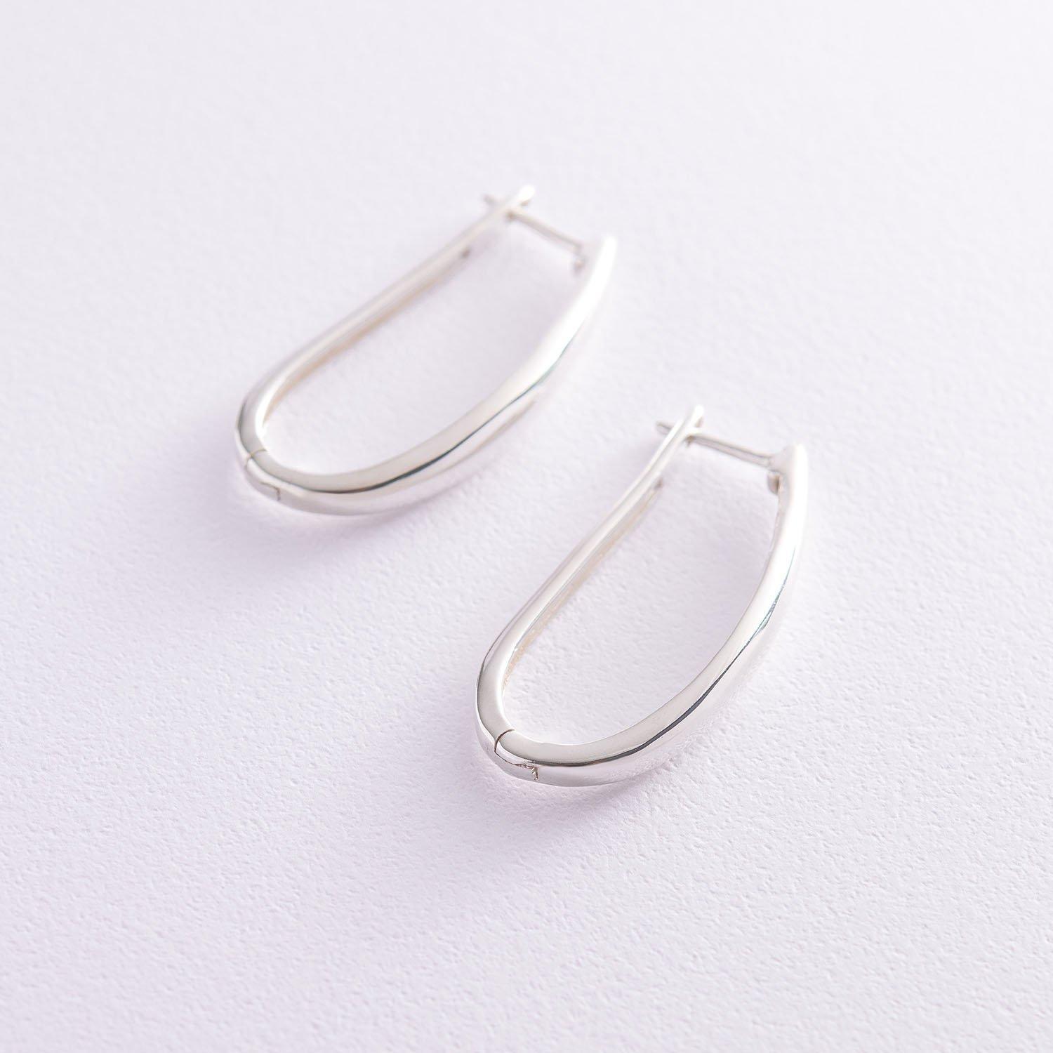 

Срібні сережки з фіанітами Oniks срібний