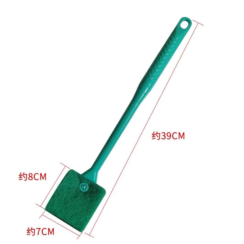 

Щетки для чистки стекол аквариума, плавающие чистые окна, скребок для водорослей, губка, аксессуары, инструменты для чистки аквариума зелёный