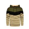 Herren Patchwork Hoodie Outdoor Freizeit Sportbekleidung Street Fashion Langarm Herren Fleece Thermopullover Herbst Winter Outdoor Kleidung