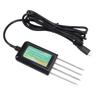   Soil NPK Sensor 8 In 1 Water Proof PH EC Temperature Humidity Detector for Garden Farm  