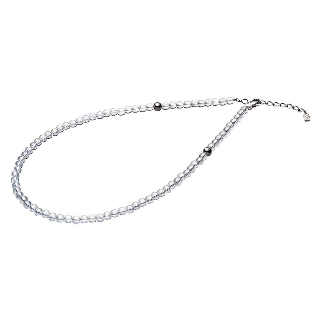 Phiten Crystal Necklace (5mm) 40cm (+5cm Adjuster)