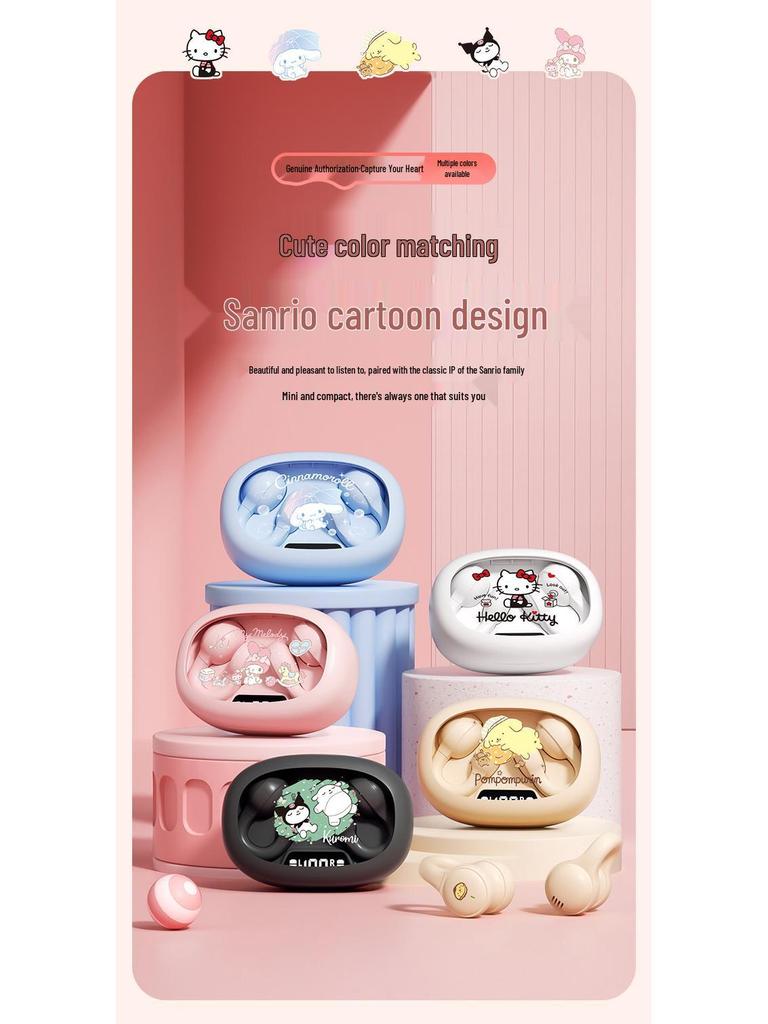 Sanrio Pacha Hund Kabellose Over-Ear Bluetooth Gaming-Kopfhörer