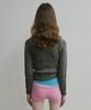 SCULPTOR Skull Zip-Up Sweater Melange Gray