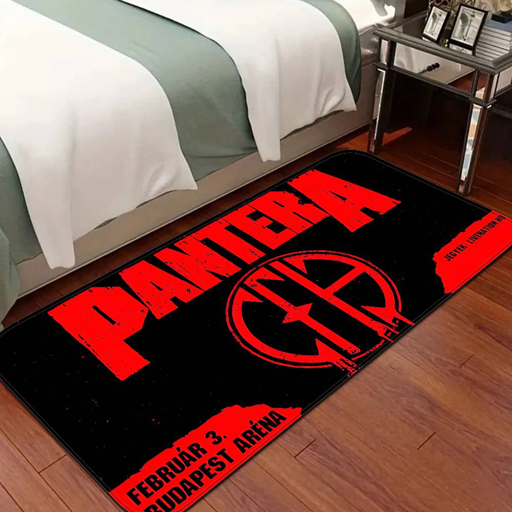 Band P-Pantera Bathroom Mat Kids Room Bedroom Decoration Balcony Anti-Slip Doormat Living Room Welcome Rug