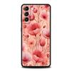 Abstract Plants Flower Phone Case for Samsung Galaxy S26 S25 S24 S23 S22 S20 S21 FE Ultra S25 Edge Plus 5G Soft TPU Cover Capas