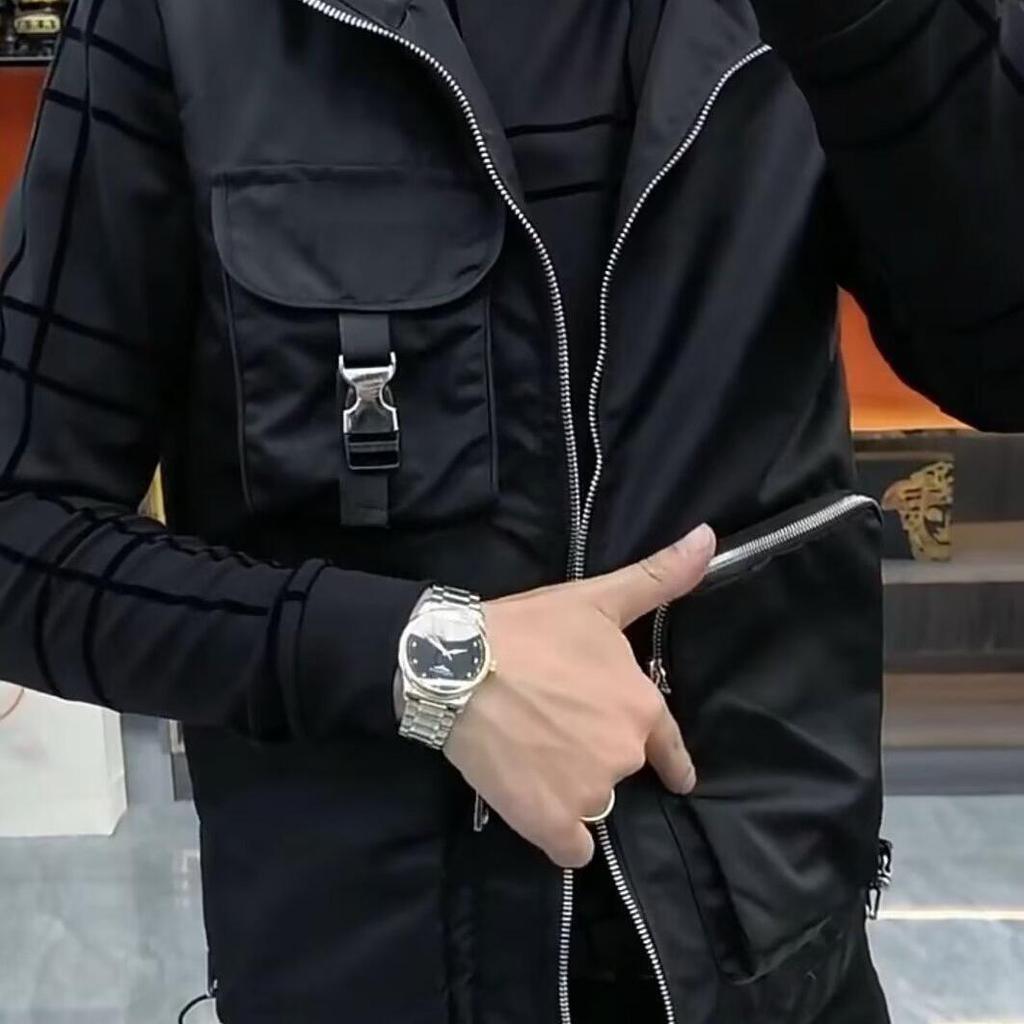 Men's Quick-Dry Multi-Pocket Hooded Vest - Solid Color, Casual, Sleeveless Gilet for Autumn Trends