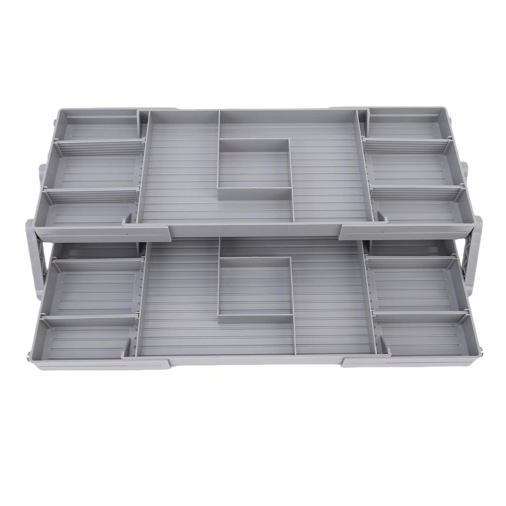 Folding Drawer Organizer Various Sizes Containers Multifunctional Storage Tray for Cosmetics Jewelry
