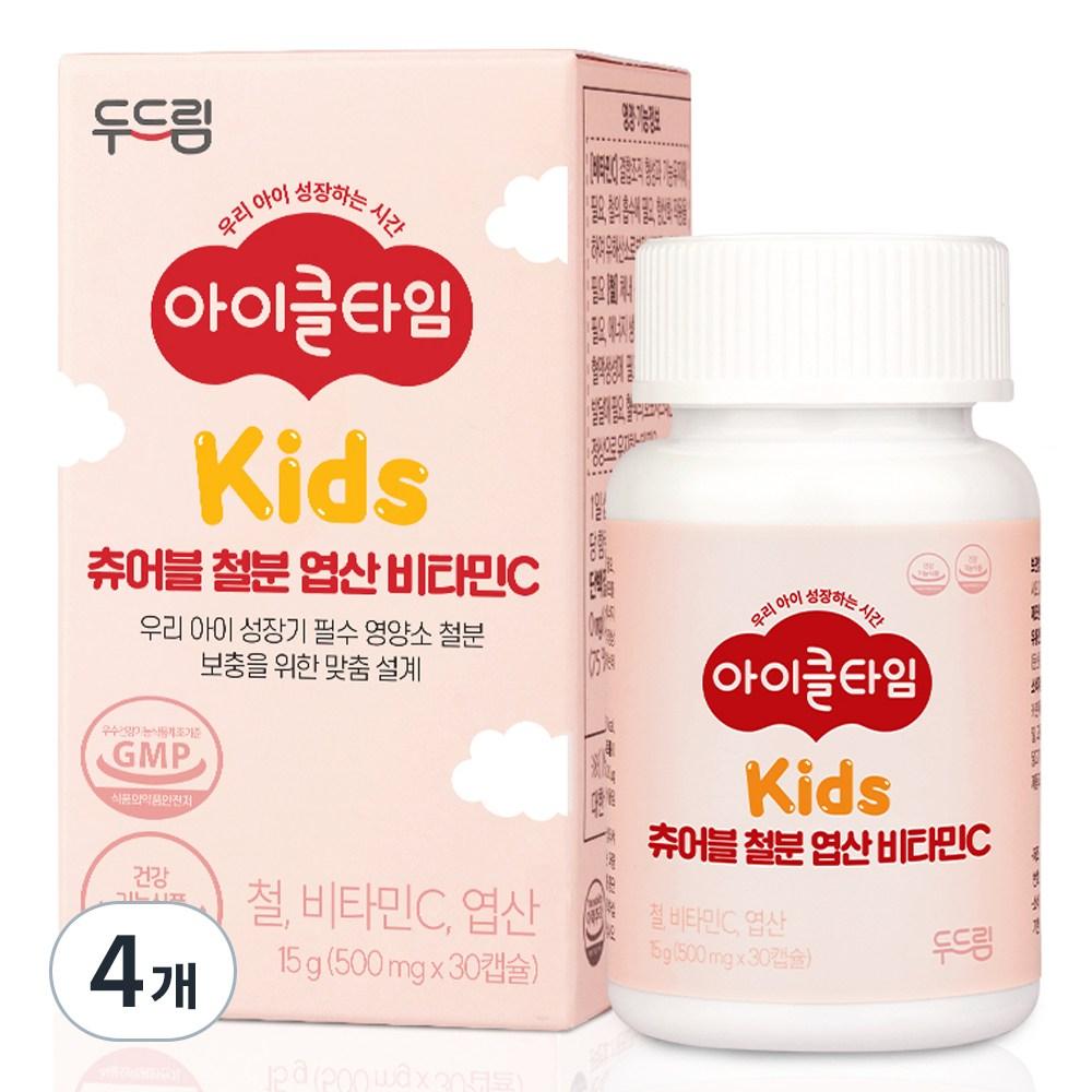 Icle Time Do Dream Chewable Iron, Folic Acid, Vitamin C 15g, 4 pcs, 30 tablets