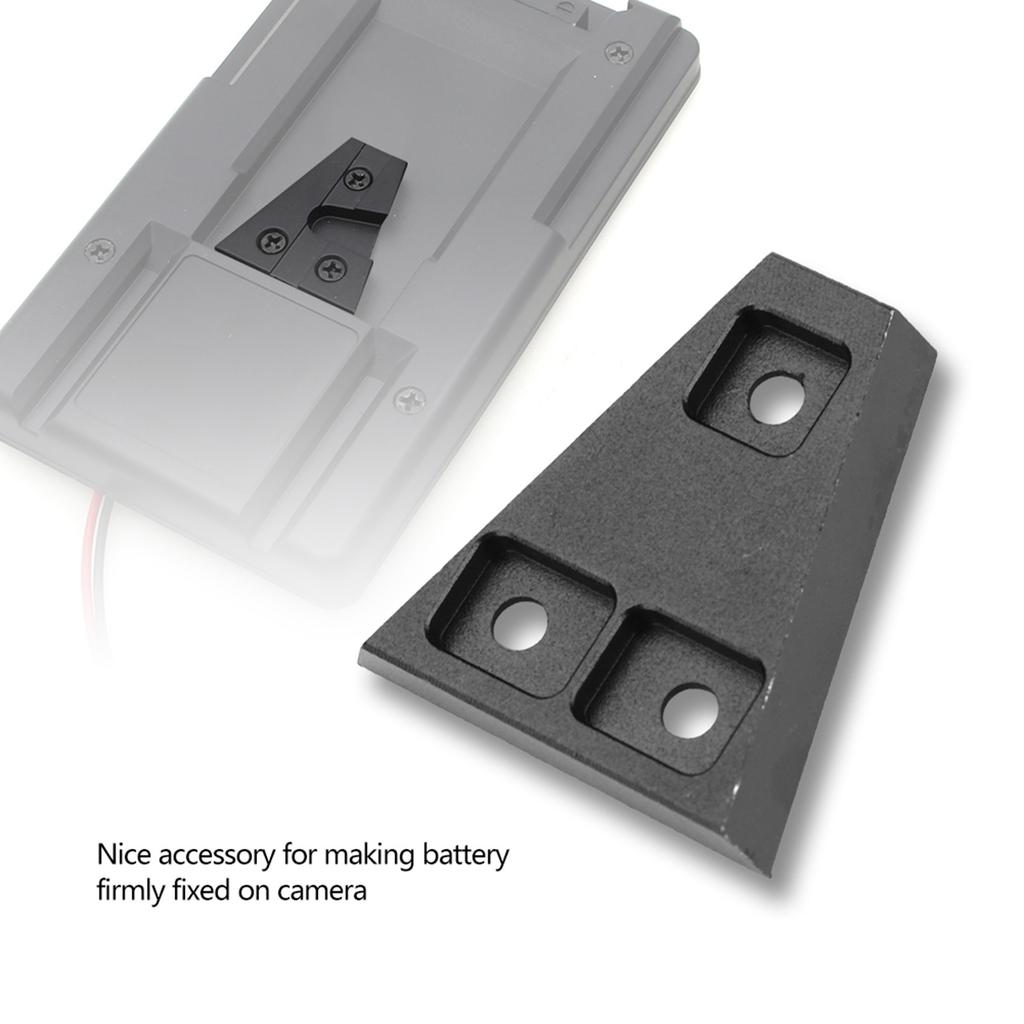 Lightweight V - mount Connector Plug, Sturdy Aluminum Alloy for   Camera Power Supply, Portable