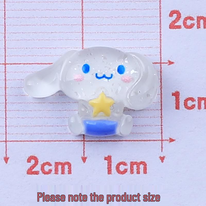 Ice-Clear Mini Animal Resin Accessories: DIY Phone Case & Fridge Magnets